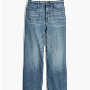 Madewell wide-leg crop jeans